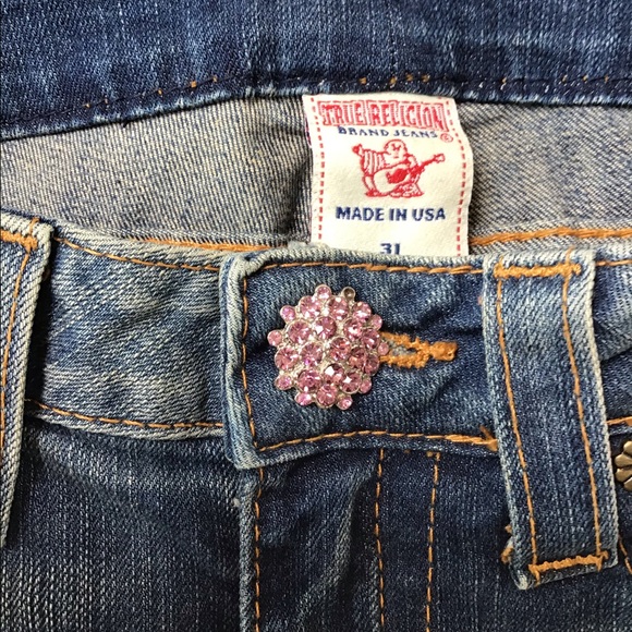 Women’s True Religion mid-rise boot cut jeans - Picture 3 of 4